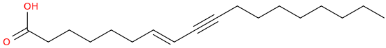 E 7 octadecen 9 ynoic acid
